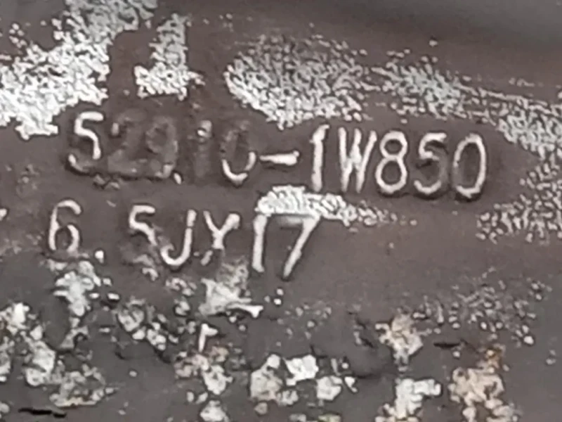 KIT 4 Cerchi 52910-IW850 65JX17 20545 R17 Kia RIO III 2012