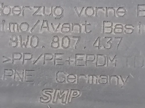 Paraurti ANT 8W0 807 437 Audi A4 8WC 2019