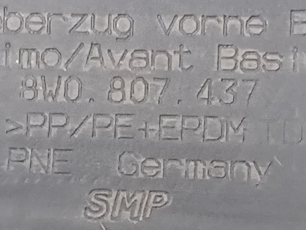 Paraurti ANT 8W0 807 437 Audi A4 8WC 2019