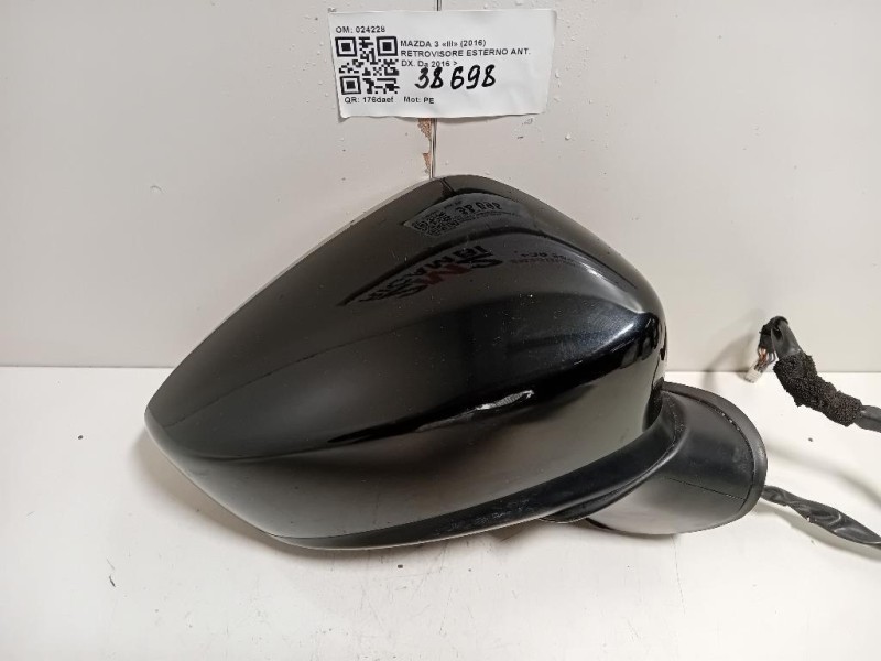 Retrovisore Esterno ANT DX 024228 6 FILE Mazda 3 III 2016