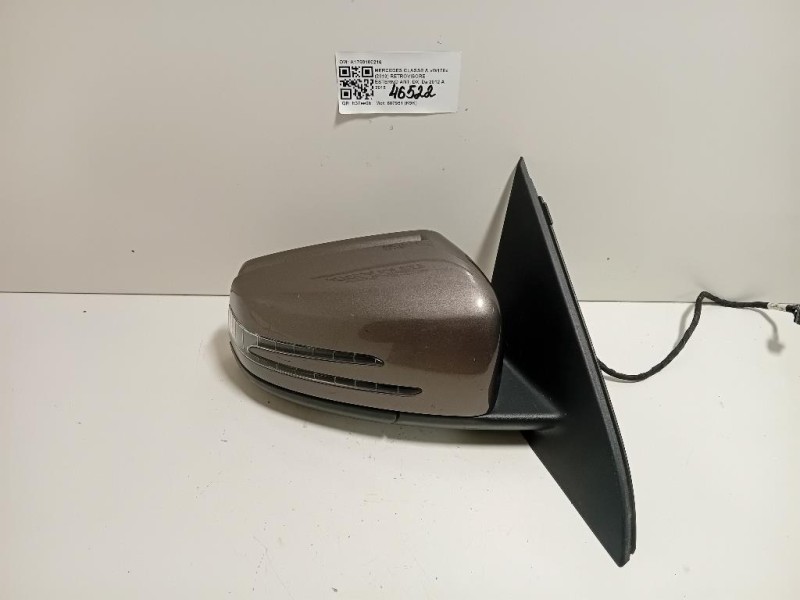 Retrovisore Esterno ANT DX A1768100216 Mercedes Classe A W176 2013