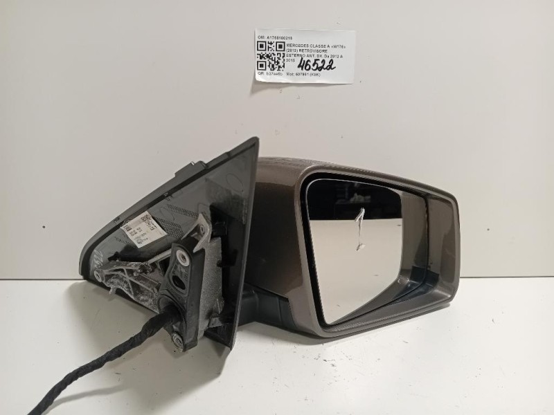 Retrovisore Esterno ANT DX A1768100216 Mercedes Classe A W176 2013