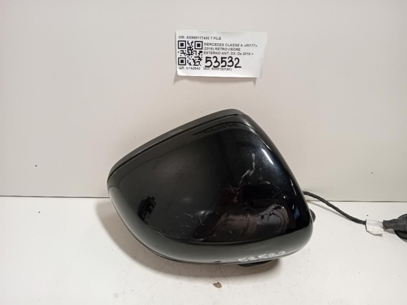 Retrovisore Esterno ANT DX A0998117400 7 FILE Mercedes Classe A W177 2018