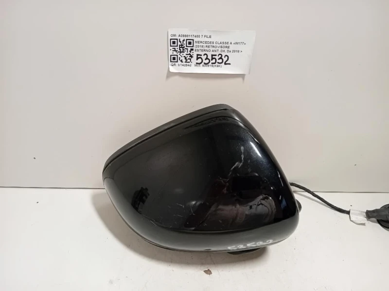 Retrovisore Esterno ANT DX A0998117400 7 FILE Mercedes Classe A W177 2018