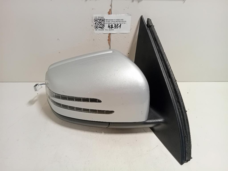 Retrovisore Esterno ANT DX 0023449 9 FILE Mercedes Classe ML W166 2012