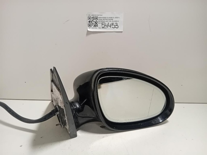 Retrovisore Esterno ANT DX 455216 8+9 FILE Mercedes Classe S W221 2006