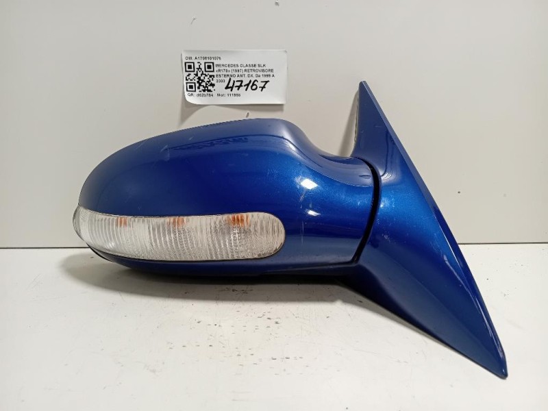 Retrovisore Esterno ANT DX A1708101076 Mercedes Classe SLK R170 1997