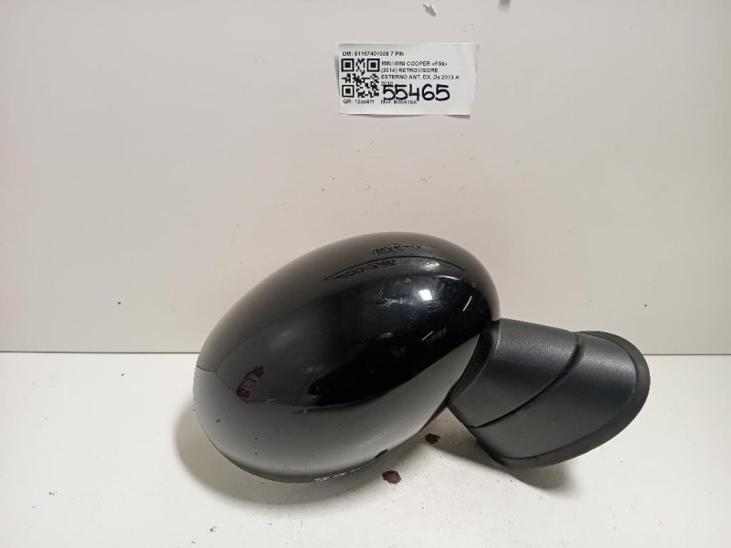Retrovisore Esterno ANT DX 51167401088 7 PIN Mini MINI Cooper F56 2014