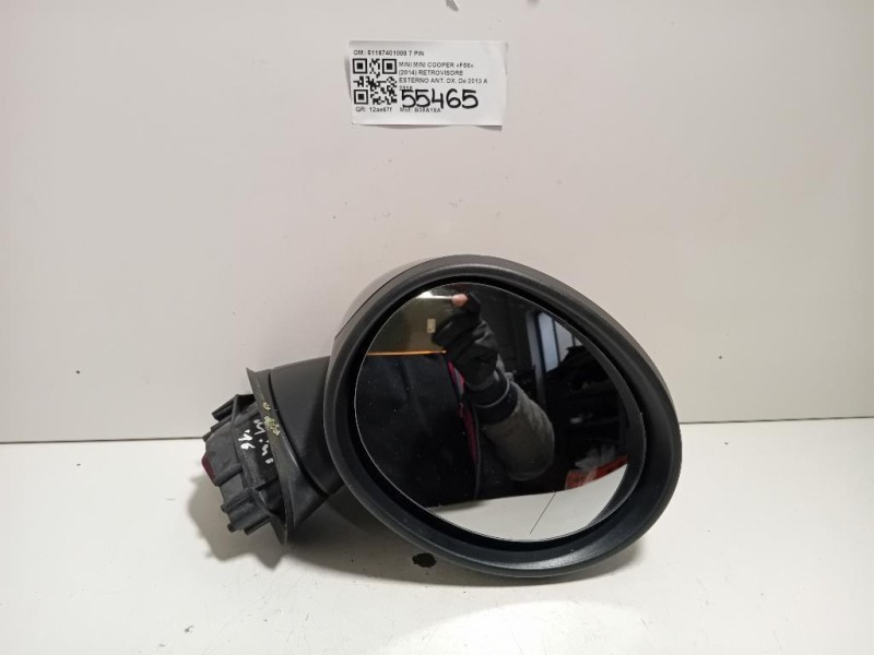 Retrovisore Esterno ANT DX 51167401088 7 PIN Mini MINI Cooper F56 2014