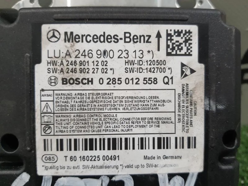 KIT Airbag A2466800087 Mercedes Classe B W246 2012