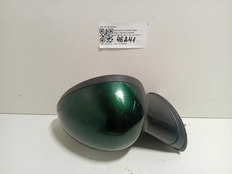 Retrovisore Esterno ANT DX 51162755636 Mini MINI Cooper R56 2007