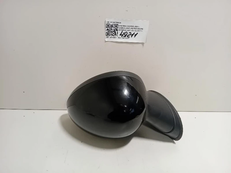 Retrovisore Esterno ANT DX 51162755636 Mini MINI Cooper R57 Cabrio 2007
