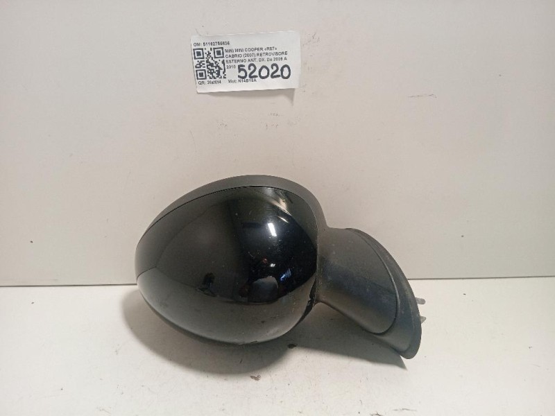 Retrovisore Esterno ANT DX 51162755636 5 FILE Mini MINI Cooper R57 Cabrio 2007