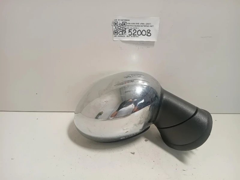 Retrovisore Esterno ANT DX 51162755636 5 FILE Mini MINI ONE R56 2007