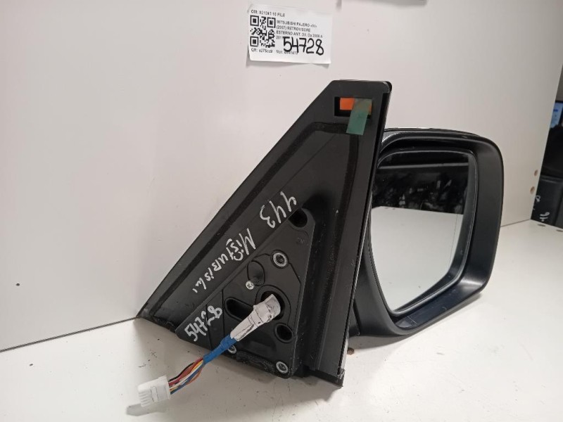 Retrovisore Esterno ANT DX 021240 10 FILE Mitsubishi Pajero IV 2007