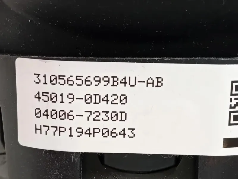 KIT Airbag KIT AIRBAG YARIS 2017 Toyota Yaris IV 2017