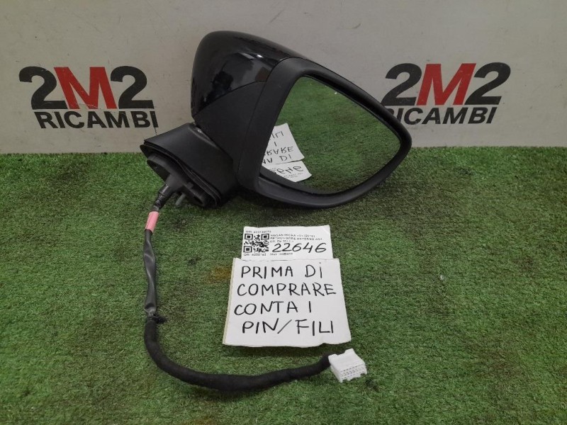 Retrovisore Esterno ANT DX 222740070 Nissan Micra V 2016