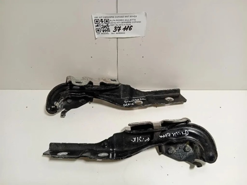 KIT Cerniere Cofano ANT KIT CERNIERE COFANO ANTSX+DX Alfa Romeo Giulietta 2013