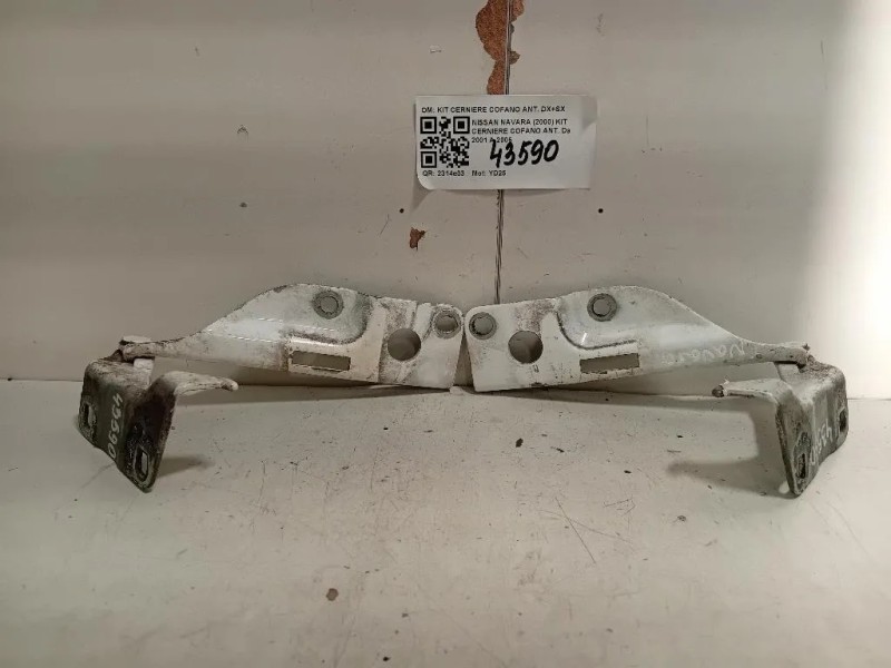 KIT Cerniere Cofano ANT KIT CERNIERE COFANO ANT DX+SX Nissan Navara 2000