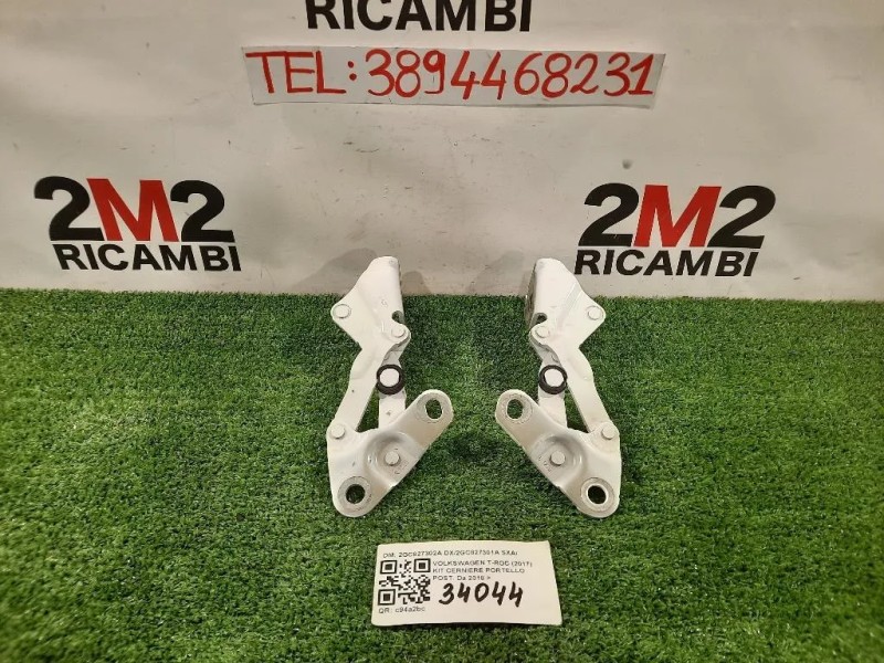 KIT Cerniere Portello POST 2GC827302A DX2GC827301A SXA Volkswagen T-roc 2017