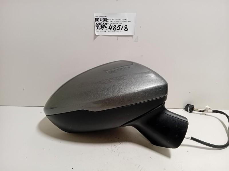 Retrovisore Esterno ANT DX 21165102 5 PIN Opel Astra K 2016