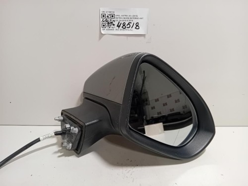 Retrovisore Esterno ANT DX 21165102 5 PIN Opel Astra K 2016