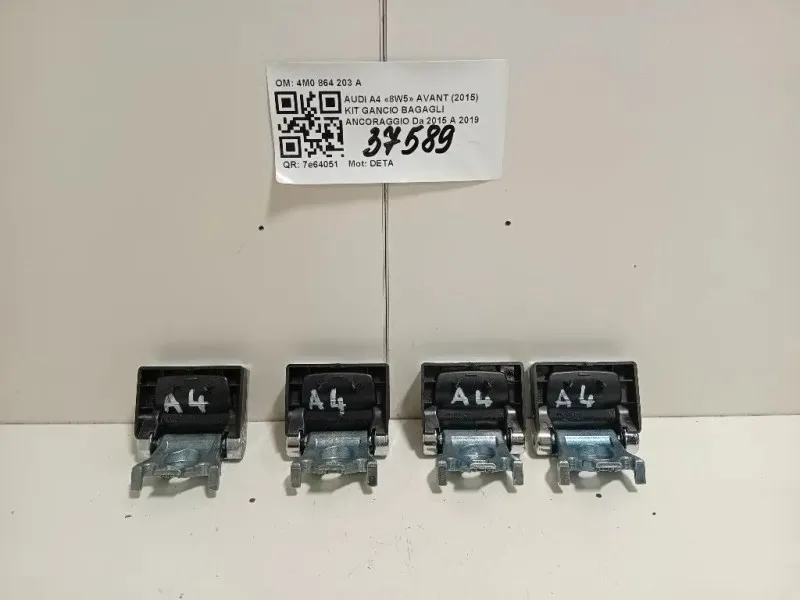 KIT Gancio Bagagli Ancoraggio 4M0 864 203 A Audi A4 8W5 Avant 2015