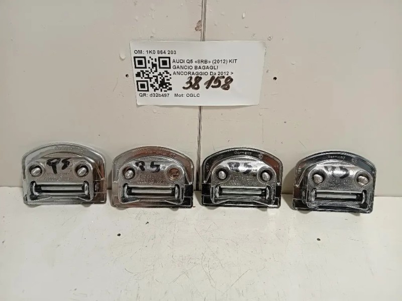 KIT Gancio Bagagli Ancoraggio 1K0864203 Audi Q5 8RB 2012