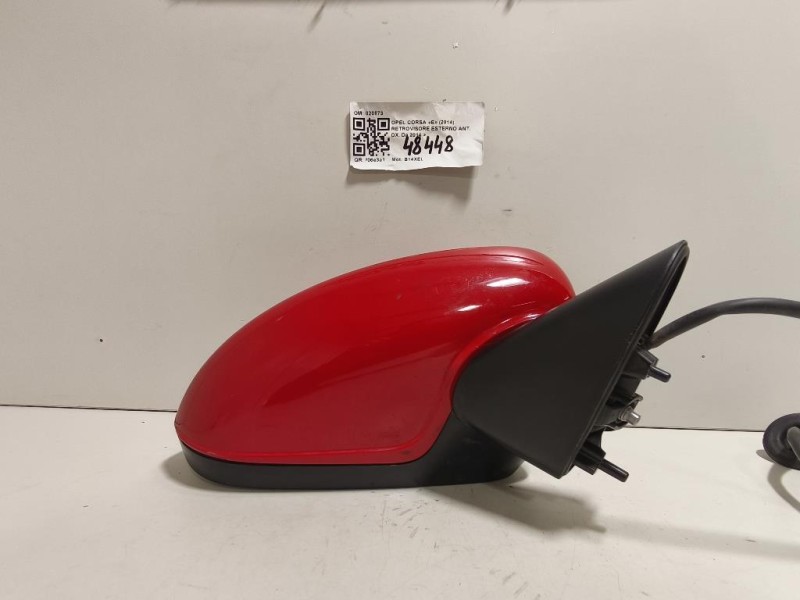 Retrovisore Esterno ANT DX SPECCHIO SPECCHIETTO VETRO Opel Corsa E 2014