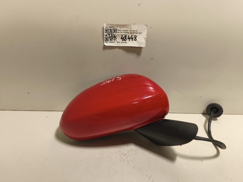 Retrovisore Esterno ANT DX SPECCHIO SPECCHIETTO VETRO Opel Corsa E 2014