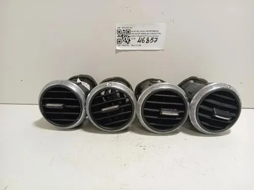 KIT Griglie Condotto ARIA Cruscotto 8P0 820 901 4 PZ Audi A3 8VA Sportback 2012