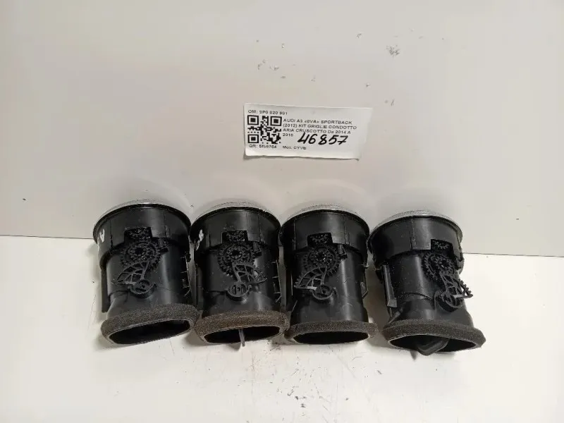 KIT Griglie Condotto ARIA Cruscotto 8P0 820 901 4 PZ Audi A3 8VA Sportback 2012