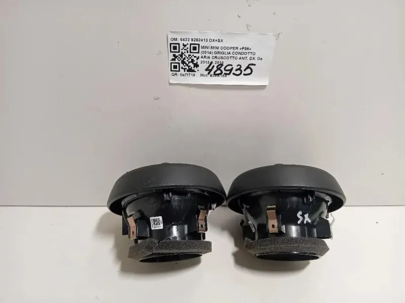 KIT Griglie Condotto ARIA Cruscotto 6422 9262413 DX+SX Mini MINI Cooper F56 2014