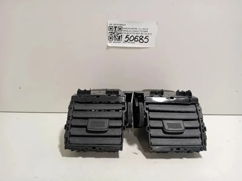 KIT Griglie Condotto ARIA Cruscotto 687513BBOA6873BBOA DX+SX Nissan Micra IV 2013