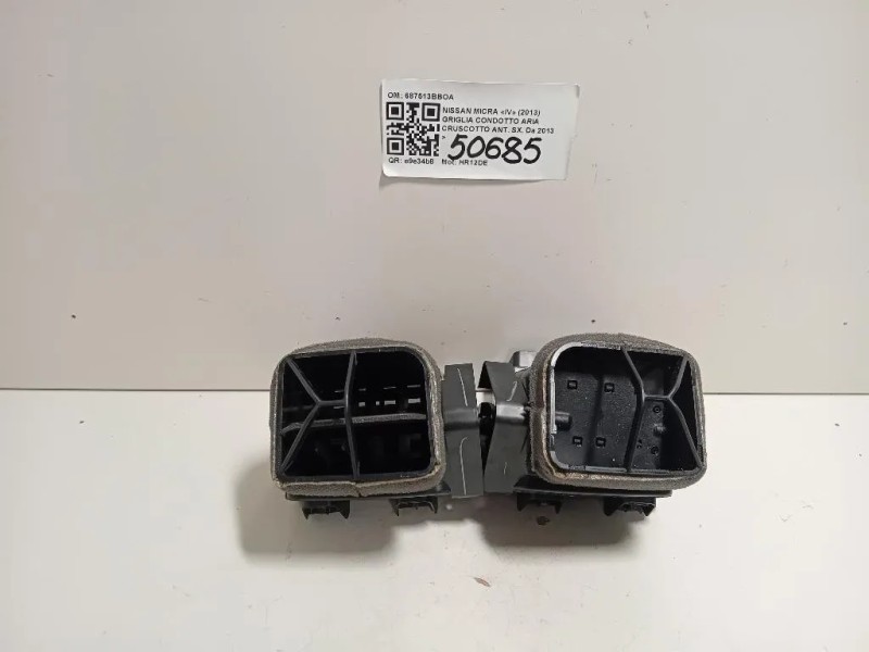 KIT Griglie Condotto ARIA Cruscotto 687513BBOA6873BBOA DX+SX Nissan Micra IV 2013