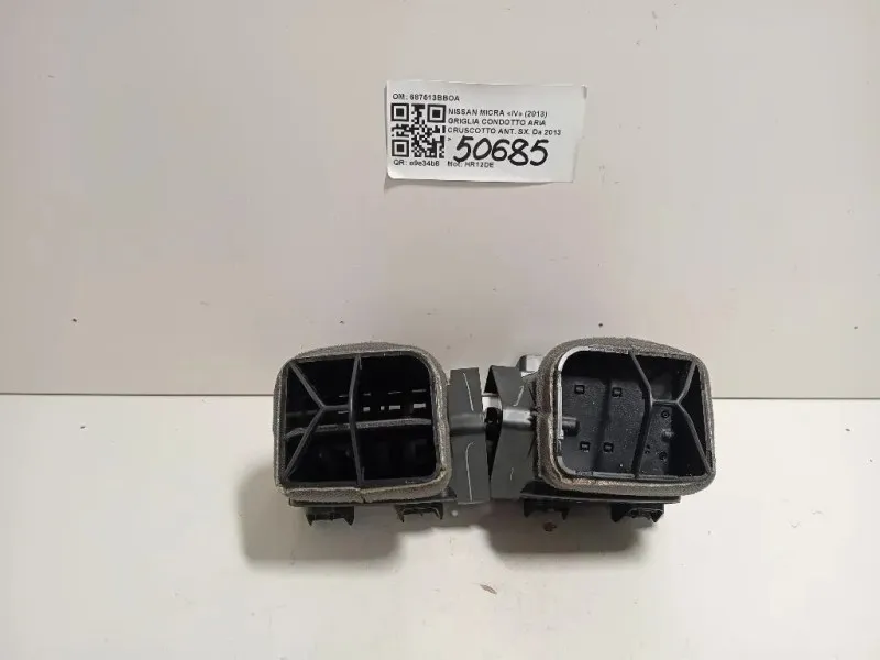 KIT Griglie Condotto ARIA Cruscotto 687513BBOA6873BBOA DX+SX Nissan Micra IV 2013