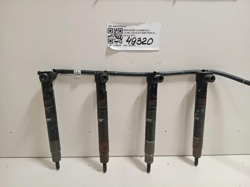 KIT Iniettori A6510702387 Mercedes Classe GLA X156 2014