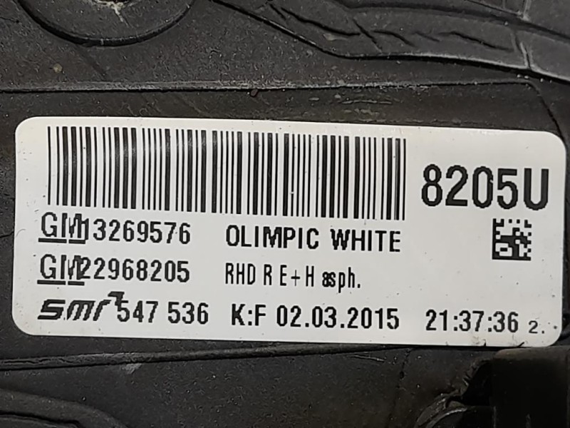 Retrovisore Esterno ANT DX 3269576 Opel Insignia A 2009