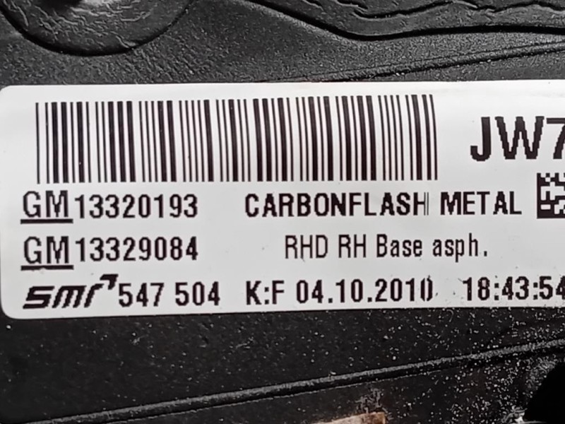 Retrovisore Esterno ANT DX 6 PIN 13320193 Opel Insignia A 2013