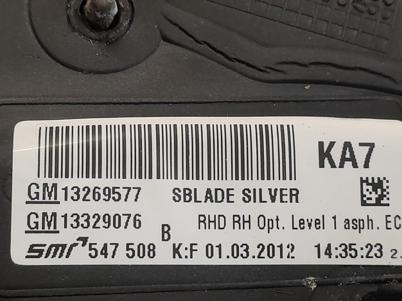 Retrovisore Esterno ANT DX 13269577 Opel Insignia A 2013