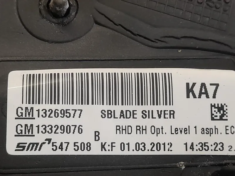 Retrovisore Esterno ANT DX 13269577 Opel Insignia A 2013