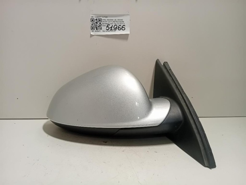 Retrovisore Esterno ANT DX 13269577 14 FILE Opel Insignia B Grand Sport 2017