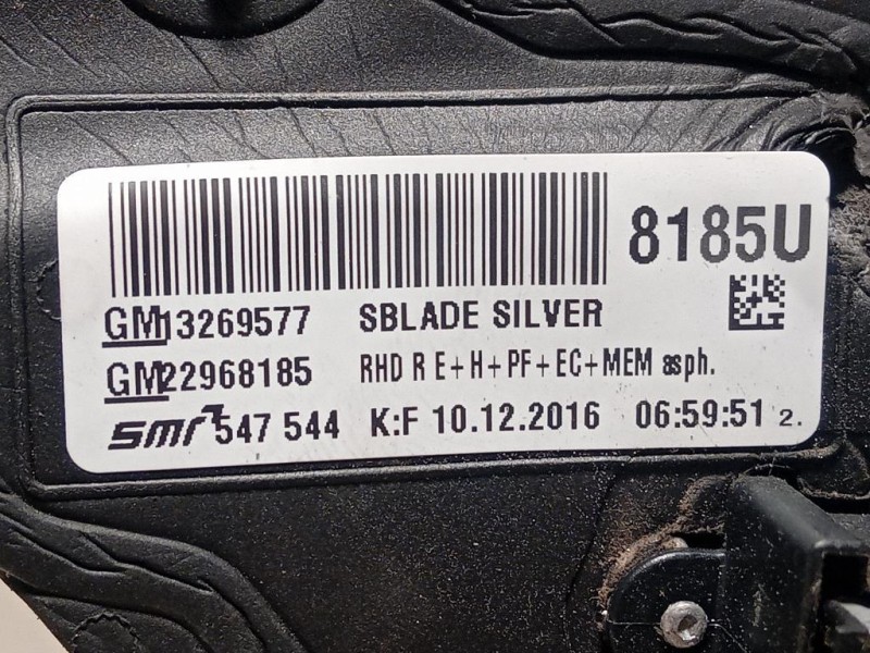 Retrovisore Esterno ANT DX 13269577 14 FILE Opel Insignia B Grand Sport 2017