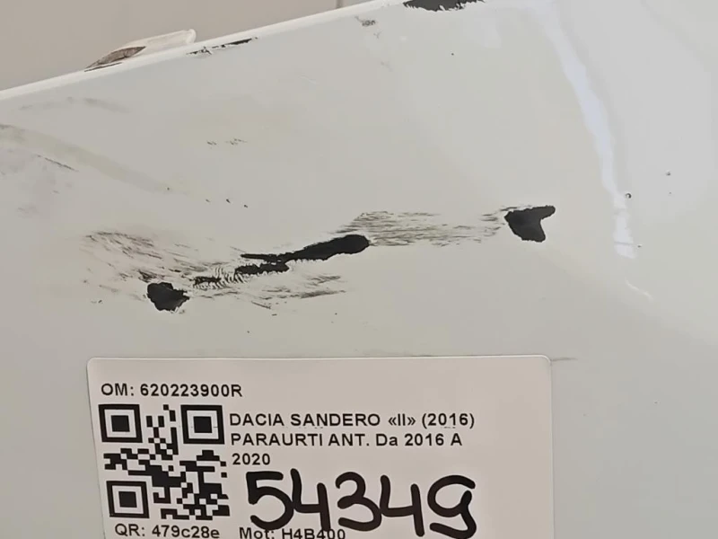 Paraurti ANT 620223900R Dacia Sandero II 2016