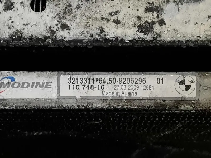 KIT Radiatori 6450-9206296 Bmw Serie 1 E87 Berlina 2005