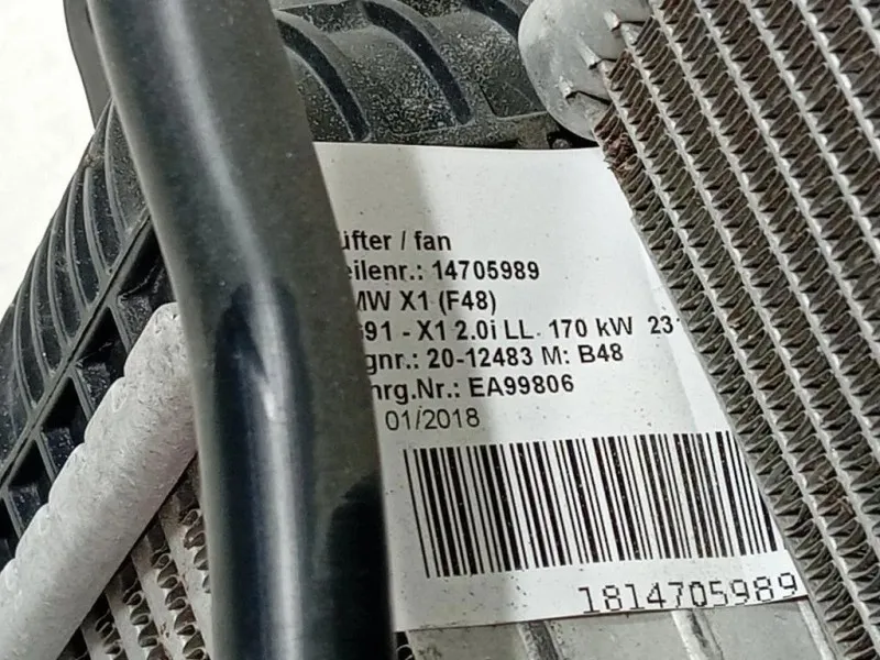 KIT Radiatori 1742 8645861-04 8645861 Bmw Serie 1 F20 Berlina 2012