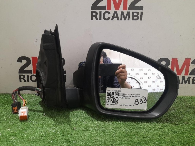 Retrovisore Esterno ANT DX 98261658XT Peugeot 3008 II 2016