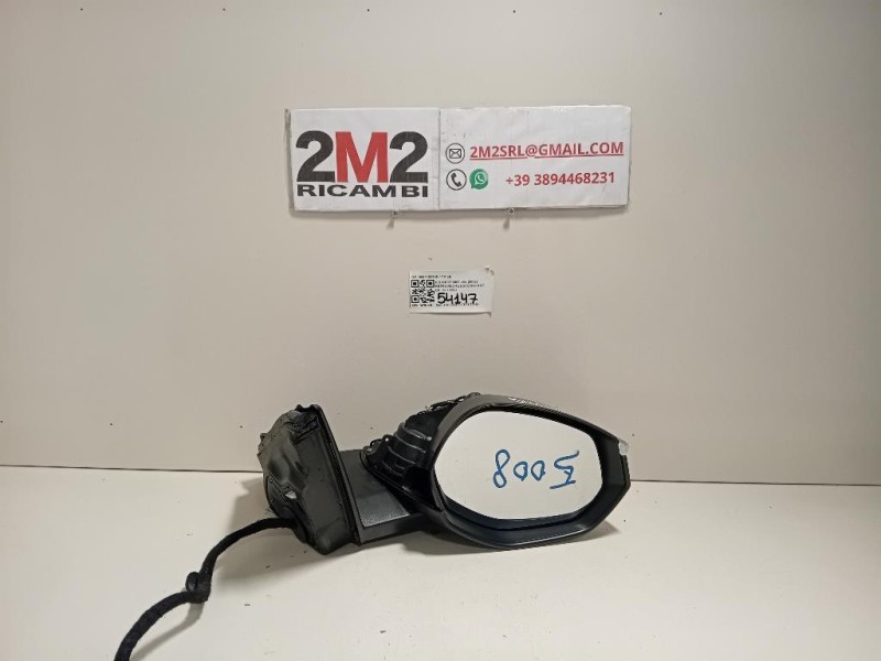 Retrovisore Esterno ANT DX 98433522XK 17 FILI Peugeot 3008 III 2023