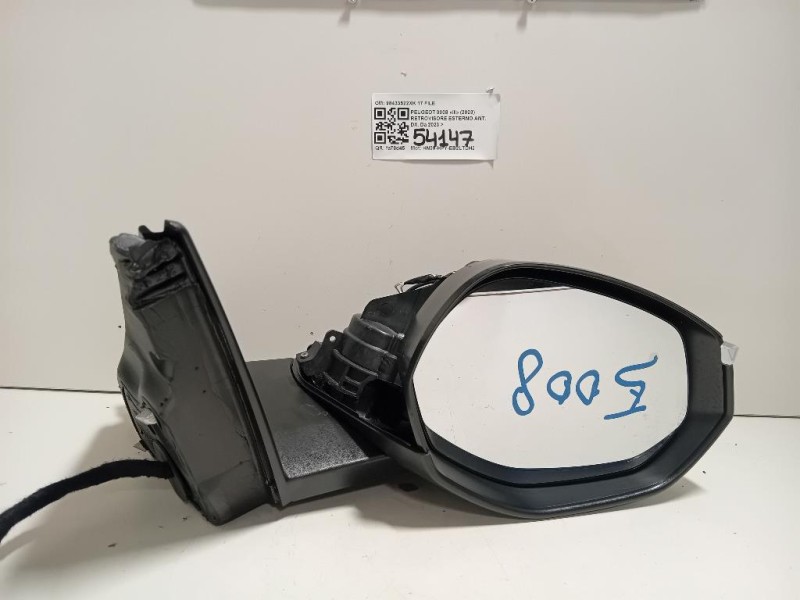 Retrovisore Esterno ANT DX 98433522XK 17 FILI Peugeot 3008 III 2023