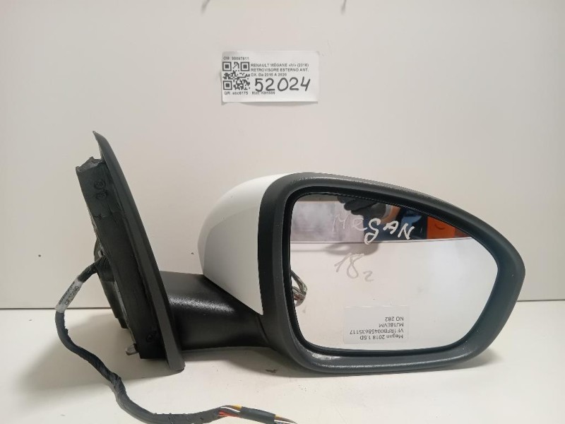 Retrovisore Esterno ANT DX 30087811 11+2 FILE Renault Mégane IV 2016